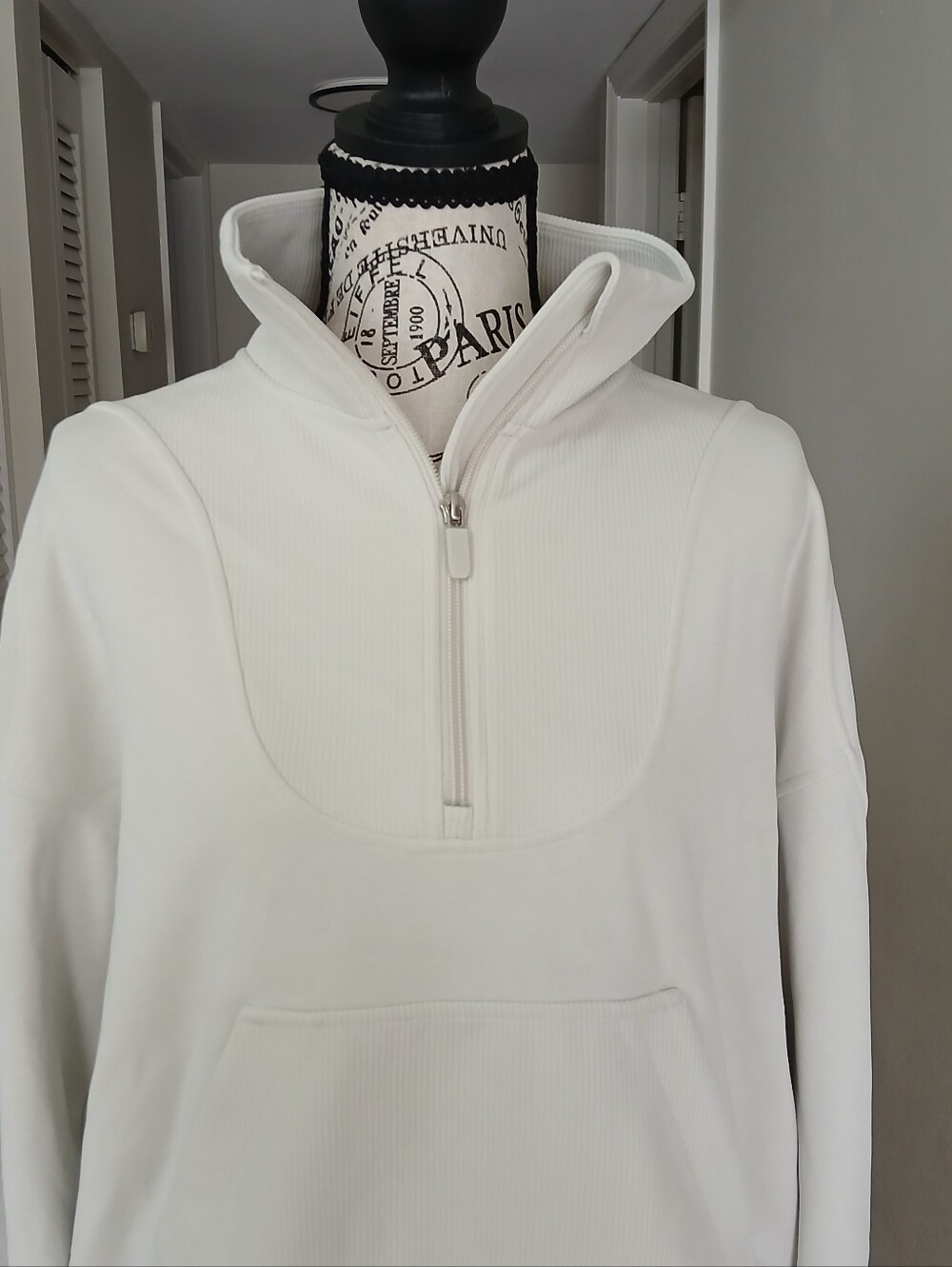 Lululemon Brushed Softstreme Ribbed Half Zip - Picture 3 of 12